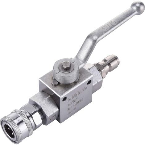 Tool Daily Hochdruckreiniger-kugelhahn-set, 3/8 Zoll Schnellanschluss Für Hochdruckreiniger-schlauch, 4500 Psi