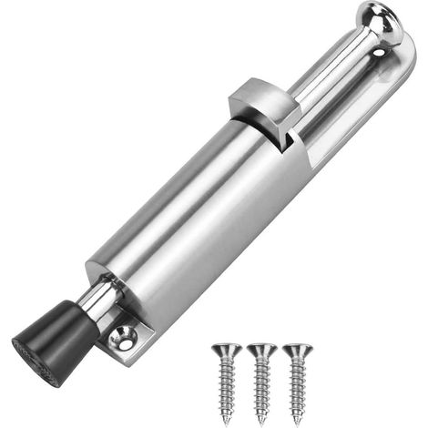 Türstopper Mit Hebel, Zinklegierung, Türstopper, Gummi-türstopper Mit 3 Schrauben, Wand-türstopper Für Küche, Schlafzimmer, Wohnzimmer
