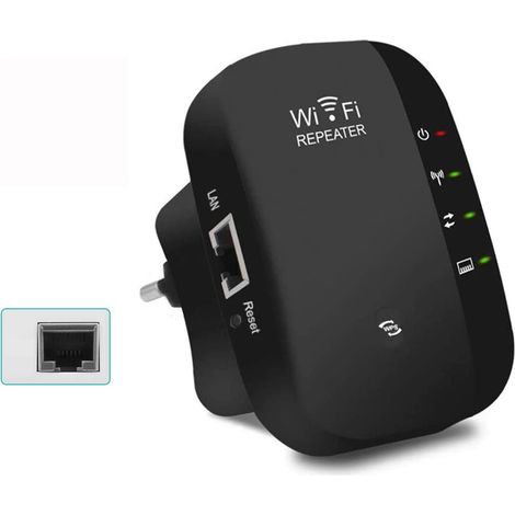 300 Mbit/s Wlan-repeater – Signalverstärker Bis Zu 100 M – Ap- Und Wps-modus – Einfache Installation Mit Wandstecker