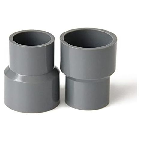 Gerader Reduzieradapter Aus Pvc Für Wasserversorgungsrohre Von Garden Farm, Gewächshäusern (id 40 Mm Bis 20 Mm, Grau)