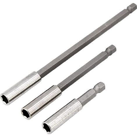 1/4 Hex Bit Magnetische Bohrer Verlängerung Halter Bohrmaschine Ändern Verlängerung 6,35mm Hex Power Werkzeuge 60/100/150mm 3 Pcs