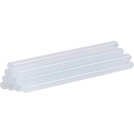 10 Transparente Heißklebestifte 7 X 100 Mm – Extra Starker Kleber Für Heißklebepistole, Lösungsmittelfrei, Schnell Trocknend