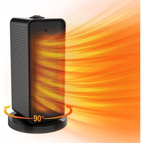 1200-w-zusatzheizung, Elektrischer Keramikheizkörper Mit 90°-oszillation, Elektrische Heizung, 2 Heizmodi, Leise Lüfterheizung Mit Überhitzungsschutzfunktion