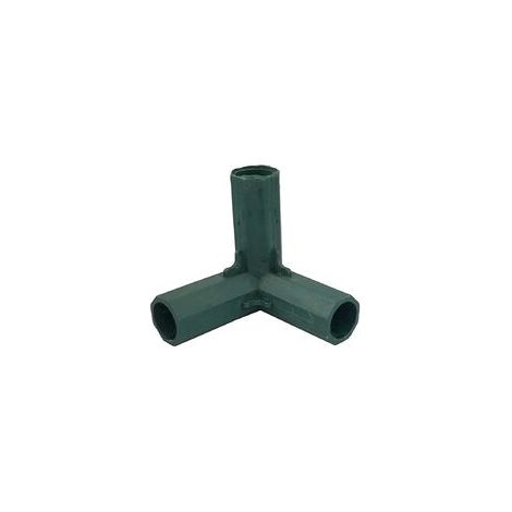 4 Stück Gartenrahmen-eckverbinder, 3-wege-gewächshaus-eckverbinder, Gewächshaus-rahmen-möbelverbinder, Innen 16 Mm (rechter Winkel 3-wege)