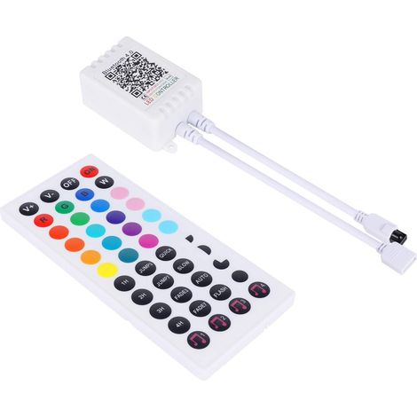 44 Tasten Ir-fernbedienung Und Weißer Ir-blutooth-controller Für Rgb-led-streifen 5050 Smd-bandlicht