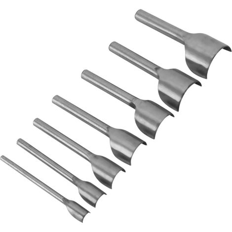 7 Stück Halbrunde Diy-lederhandwerkswerkzeuge Bogenförmiger Gürtelendenschneider Lederband Halbkreis-stanzwerkzeuge (10–40 Mm)