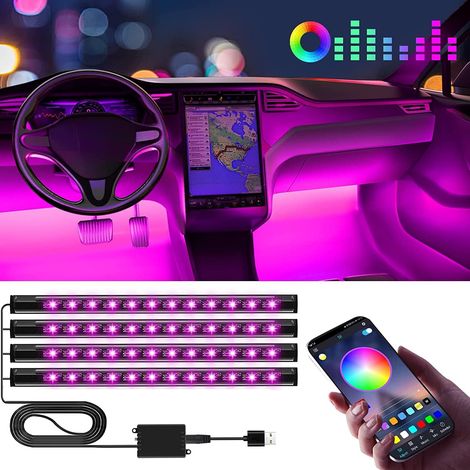 Auto-innenbeleuchtung, Autozubehör-led-lampe, Geschenk Für Männer, Mama, Oma-tagesgeschenk Für Frauen, Autozubehör-app-steuerung