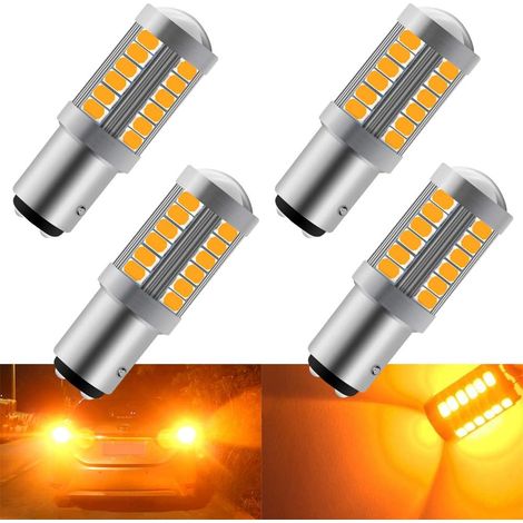 Bernstein 1157 Ba15d P21/5w 5630 33smd Auto Canbus Led-lampen 900lm Superhelle Vordere Und Hintere Blinker-glühbirnen 12-30v 3,6w (4 Stück)