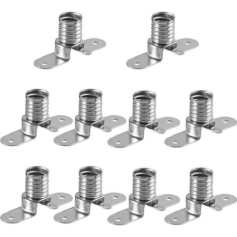 E10 Led-lampen, Sockel, 10 Stück, Schraubmontage, Lampenfassungen Für Zuhause, Experimentierschaltung, Elektrisches Testzubehör