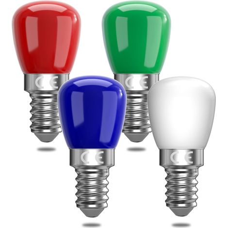 E14 Bunte Led-glühbirne, 3 W, Rot, Grün, Blau, Warmweiße Glühbirne, Geeignet Für Ac220–240 V, Halloween/weihnachten/festival, Bar/party-farb-glühbirne