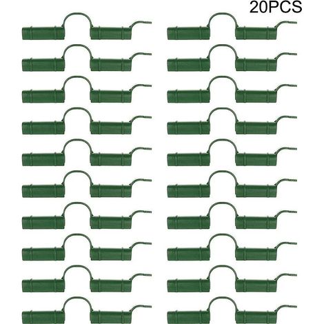 20 Stück Gewächshaus-befestigungsklammern, Gewächshaus-rohrklammern, Festes Werkzeug, Gartenplanen-sonnenschutzklammern 1,1 Cm