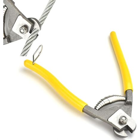 Kabelschneiderzange, Chromstahl-kabelzange, Ratschen-kabelschneider, Kabelschneidezange, 17,3 Cm, Isolationszange Für Kabel, Seile, Stahldrähte, Federn