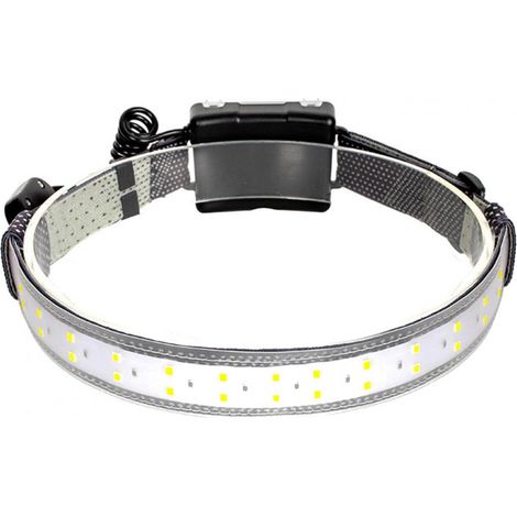 Led-stirnlampe, 350 Lumen, Wasserdichter Breitstrahl-stirnlampe Mit 3-modus-stirnband Für Outdoor, Laufen, Wandern