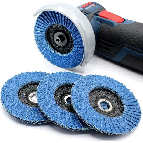 5 Stück Fächerscheiben 76 X 10 Mm – Körnung 60 80 120 Für 10,8 10 8 12 V 12 76 – Zubehör Für Edelstahl-holzschleifer Und Akku-winkelschleifer