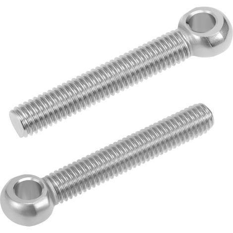 2 Stück Ringschrauben-hebering M8 X 50 Mm Edelstahl 304-gewinde