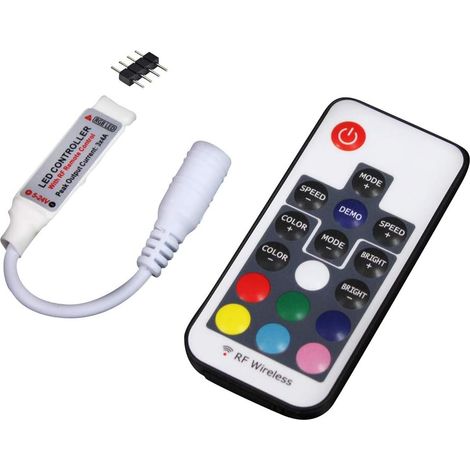 Ultrabright Rf-fernbedienung, 17 Tasten, Kabellose Fernbedienung, 5 V/12 V/24 V, 12 A, Mini-controller Für Rgb-led-streifen