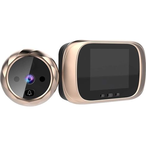 Digitale Türüberwachung – 2,8'' – Lcd-bildschirm – Nachtsicht – Digitale Türüberwachung Gold
