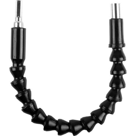 Flexible Kardan-bithalterverlängerung Für Schraubendreher, Bohrmaschine, Ideal Für Mechanische Oder Wartungsarbeiten Im Allgemeinen, 290 Mm, Schwarz