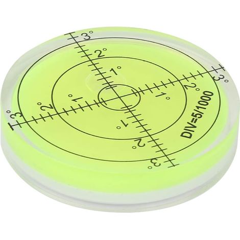 Rundes Wasserwaage-messwerkzeug, Durchmesser 60 Mm, Runde Wasserwaage Mit Skala Zum Ausbalancieren Der Kameraausrüstung