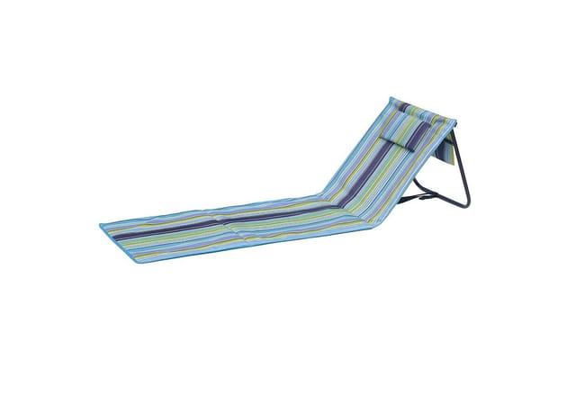 Mojawo - Strandliege Strandmatte faltbar L152xB51xH41cm-MSM08-Gestreift-var