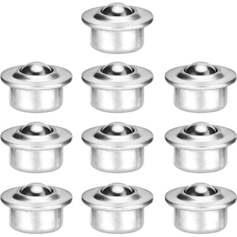Kugelgelagerte Edelstahlrollen – 10er-pack – 3 X 3 X 1,5 Cm – Mehrdimensional Drehbar – Für Ausstellungsstücke Und Gepäcktransporte – 10pcs-rapanda