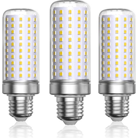 Led-maisbirne E27, Kaltweiß 6000 K, 1800 Lm, Entspricht 200 W Halogenlampe, Maisbirnen E27, Led-lampe Für Wohnzimmer, Kronleuchter, Veranda (nicht Dimmbar, 3 Stück)