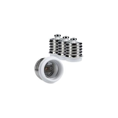 4x Fassungsadapter - E40-zu-e27-fassungskonverter - E27-sockel-lampenfassungsadapter Für Halogen-led-leuchtmittel