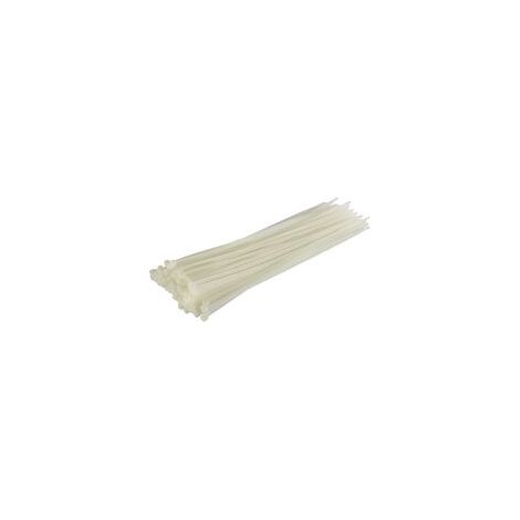 100 Stück Kabelbinder, Weiß/natur, 370 Mm X 4,8 Mm, Hochwertige Kabelbinder Aus Kunststoff