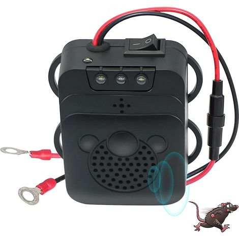 Ultraschall-abwehrmittel Fürs Auto Mit Strobe-led, Garage Für Auto, Nagetiere, Mäuse, Lebewesen, Zuhause, Garage, Dachboden, Camping