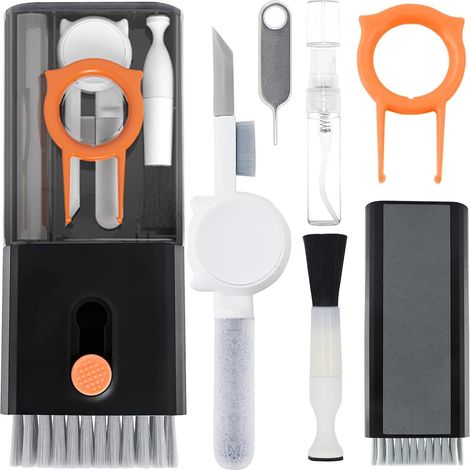 10-in-1-tastatur-reinigungsset, Multifunktions-tastaturbürsten-reinigungsset, Werkzeugbürsten, Reinigungsstift Für Airpods, Tastatur, Pc-bildschirm, Kamera, Telefonreinigung