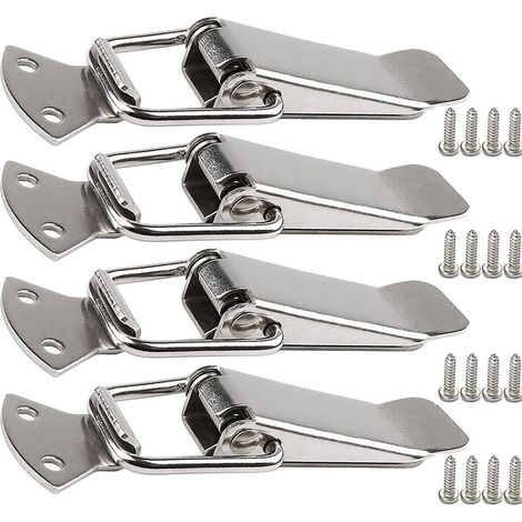 Edelstahl-spannverschluss Mit Schrauben, 56-mm-hebelverschluss, Knebelfederverschluss, Klemmclip, Kastenverschluss, Werkzeugkasten-verschlusskappe