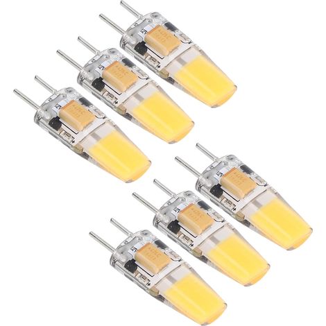 Led-leuchtmittel, 500 Lm, Gy6,35, Warmweiß, Silikon-lampenfassung, Deckenleuchte, 360°-strahl, 5 W, 12 V