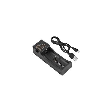 18650-akkuladegerät, Universelles Akkuladegerät, Intelligentes Ladegerät, Liitokala Lii-100 Mini-usb-multifunktionsladegerät 1,2 V/3,7 V/3 V/3,85 V, Kompatibles Akkumodell: 18650