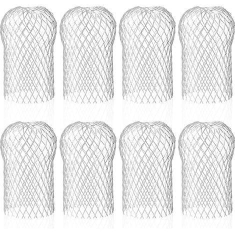 8 Stück Dachrinnenfilter Aus Aluminium, Flexible Und Langlebige Dachrinnenfilter Für Dachrinnen Und Fallrohre Zu Hause Gegen Blätter