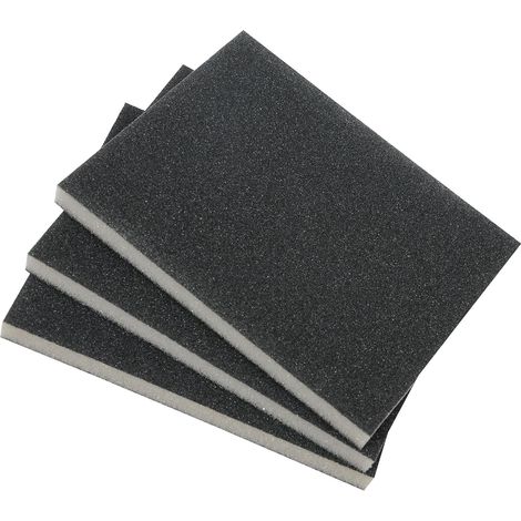 Set Aus 3 Schleifschwämmen Mit Feiner, Mittlerer Und Grober Körnung Für Holz Und Metall – Schleifpapier Trocken Und Nass Einsetzbar