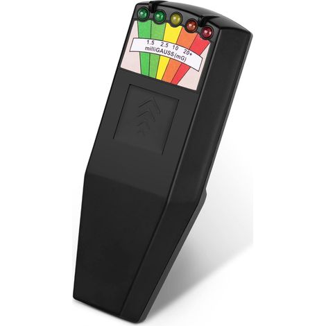 Tragbarer Led-emf-elektromagnetfeld-geisterjagd-detektor Für Paranormale Geräte, Schwarz