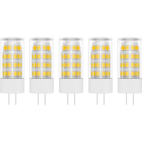 5x G4 Led Lampe 5w Glühbirne Lampe 51 Smd 2835leds Warmweiß 3000k Led Glühbirne 500lm Entspricht 50w Halogenlampe Ac/dc12v [energieklasse A+]