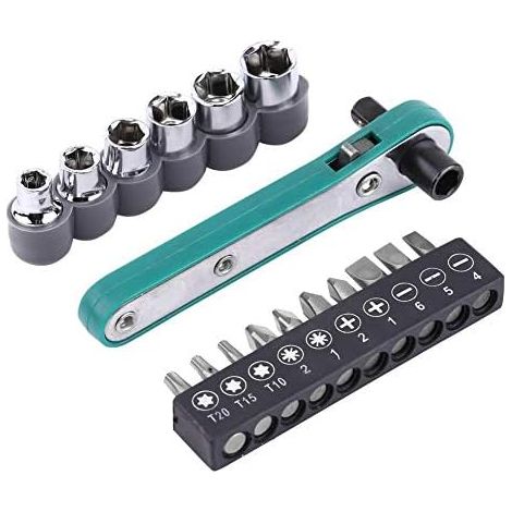 1/4-zoll-ratschen-winkelschraubendreher-set Mit Rechtwinkligem Sechskant-schraubendreherbit Und Grundplatten