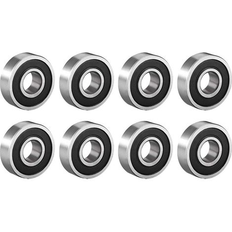8 Stück Rillenkugellager 6000rs, Zwei Abgedichtete 10 X 26 X 8 Mm Kohlenstoffstahl