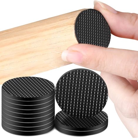 12 Stück Rutschfeste Möbelgleiter, Silikon-bodenschoner, 25 Mm, Sofa-beinschoner Für Holzböden, Selbstklebende Couch-schutzpolster Für Stuhl, Tisch, Türmatte (runder Stil)