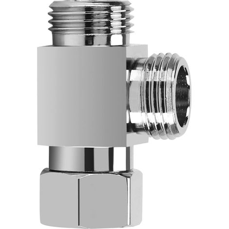 G1/2" 3-wege-umstellventil Für Den Austausch Von Duschsystemen, 3-wege-ventil-umstellventil Aus Verchromtem Messing, Flexibles Manuelles Duschventil Für Duscharm, 3 Fächer