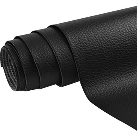 Leder-reparaturflicken, 1 Rolle, Selbstklebender Pu-leder-reparaturflicken, Erste-hilfe-set Für Autositz, Sofa, Möbel, Jacken, Handtasche, 35 X 137 Cm, Schwarz