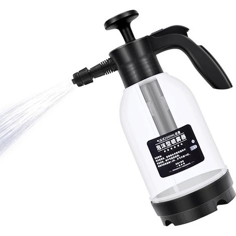 2l-drucksprüher, Handpumpenschaum Für Das Auto, Tragbarer Druckwassernebel, Schneeschaumlanze Für Das Auto