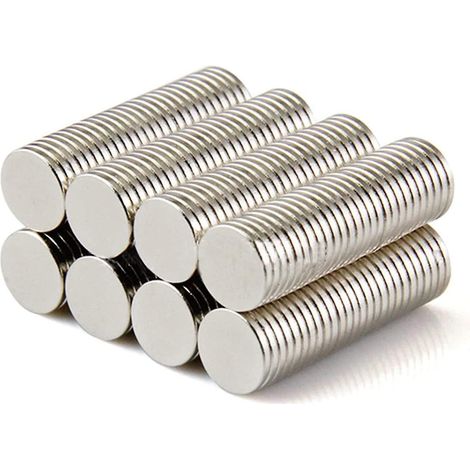 50 Stück Starker Neodym-magnet N42 8 X 1 Mm Runde Scheiben Supermagnete