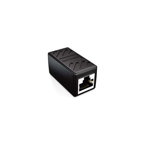 1x Cat6 Koppler Kabel Stecker Netzwerkkabel Patchkabel Ethernet Kabel Geschirmt Modular Adapter 2x Rj45 Buchse Dsl Lan Schwarz