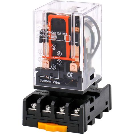 Mit Mk2p-i Ac 220v Relais Dpdt Spule 8-polig Mit Steckbarer Anschlussbuchse Pyf83a