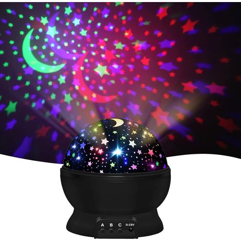 Sternprojektor, Led-nachtlichter Für Kinder Von 1–10 Jahren, Um 360° Drehbarer Sternprojektor, 8 Farben, 3 Beleuchtungsmodi Für Kinderzimmer, Dekorative Led-lampe, Geburtstags- Und Weihnachtsgeschenke