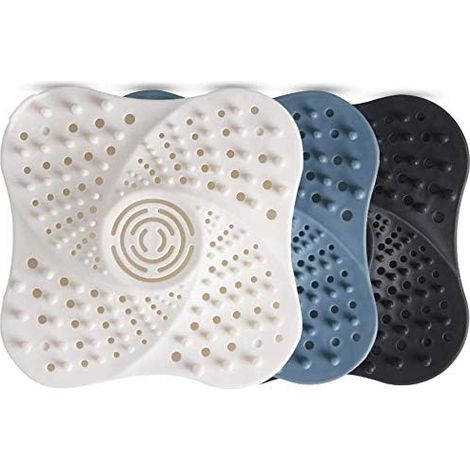 3er-pack Duschabfluss-haarfänger, Haarfilter, Abflussfilter, Badewannenfilter, Silikonschlauch, Abfluss-haarfänger, Stopper, Filter Mit Saugnapf Für Badezimmer