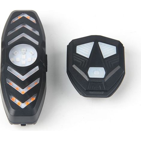 Bike-scooter Sound Blinkendes Rücklicht, Kabellose Fernbedienung, 6 Beleuchtungsmodi, Wiederaufladbar Über Usb, Wasserdicht, Leicht, Langlebig, Sofortige Installation Ohne Werkzeug, Passend Für Alle F