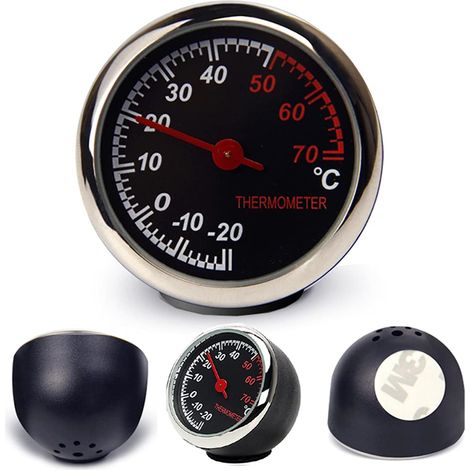 Auto-thermometer, Mechanische Nadel, Analoges Zählwerkzeug, Kratzfest, Hohe Transparenz Und Haltbarkeit, Temperaturmessgerät